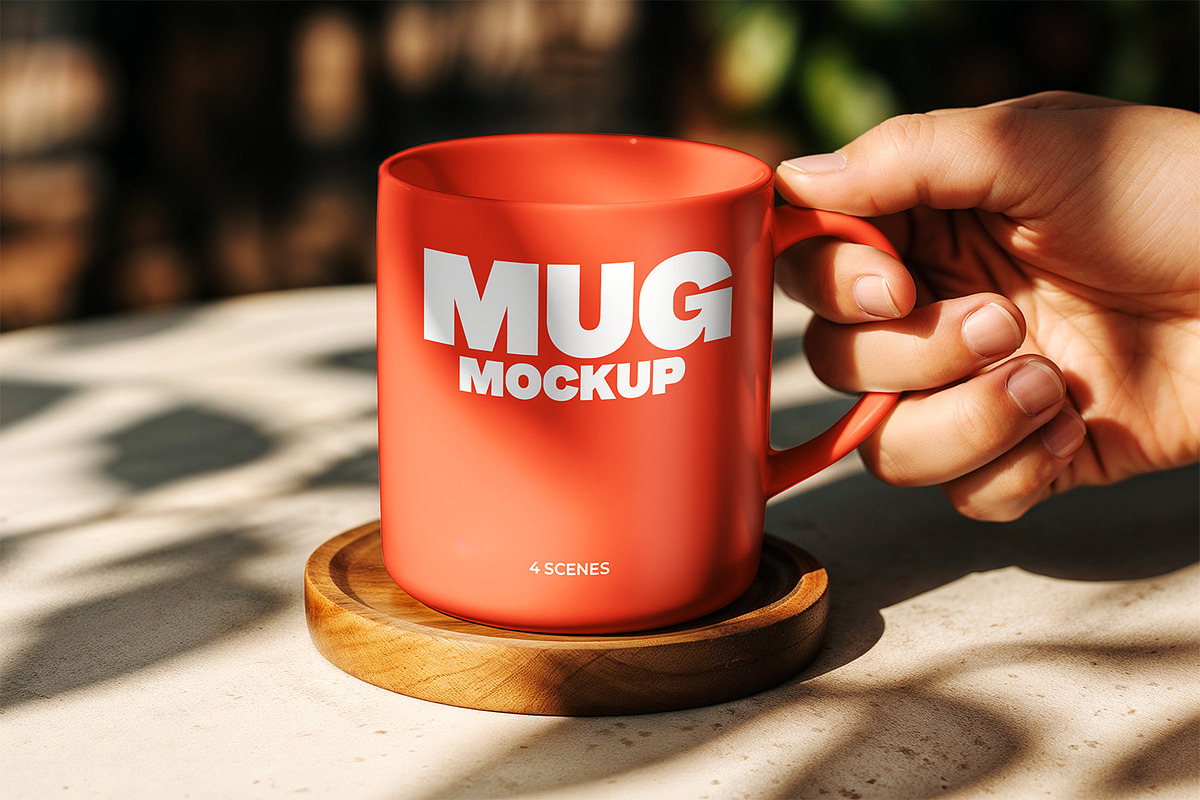 High Resolution Mug Mockup, a Cups & Container Mockup by Nathatype (Photo 2 of 9)