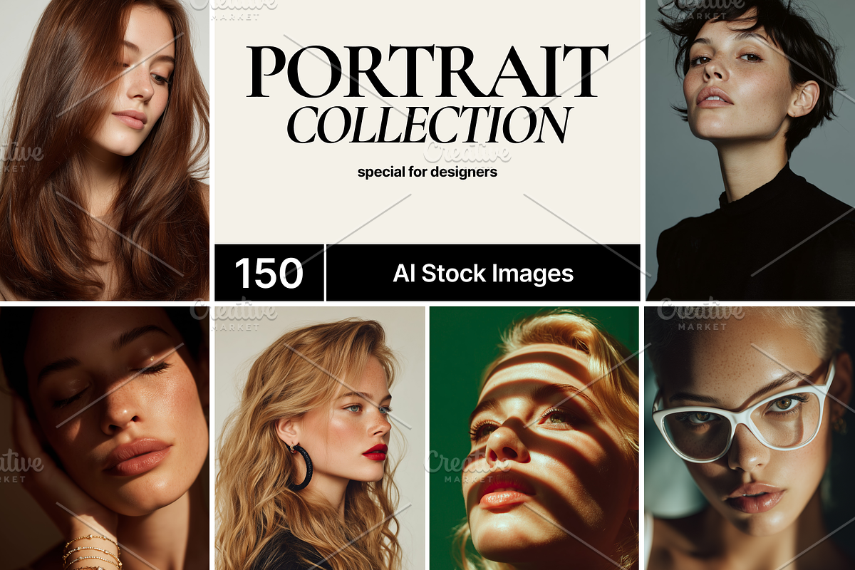 150 Fashion Portrait Stock Images, a Beauty & Fashion Photo by Welovegraphics (Photo 1 of 10)