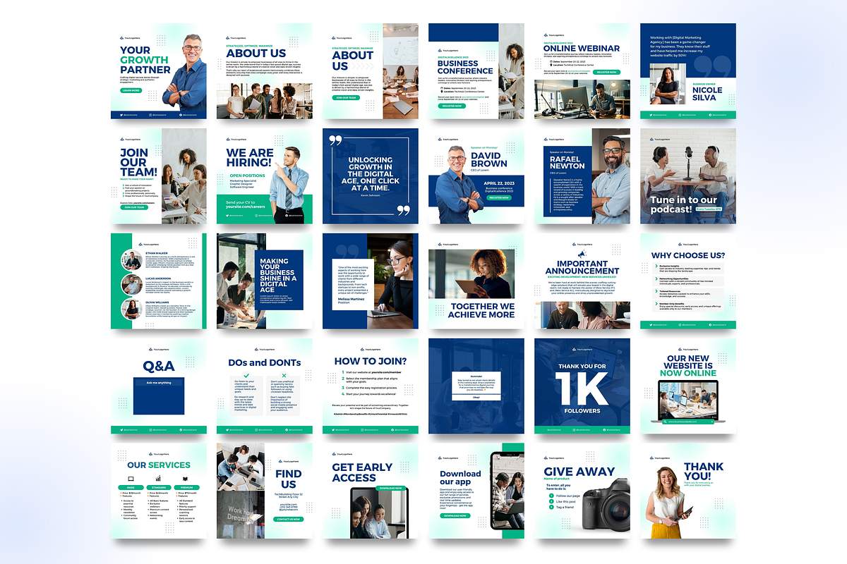 Canva Social Media Templates, a Social Media Template by Studio B | Canva Template (Photo 11 of 13)