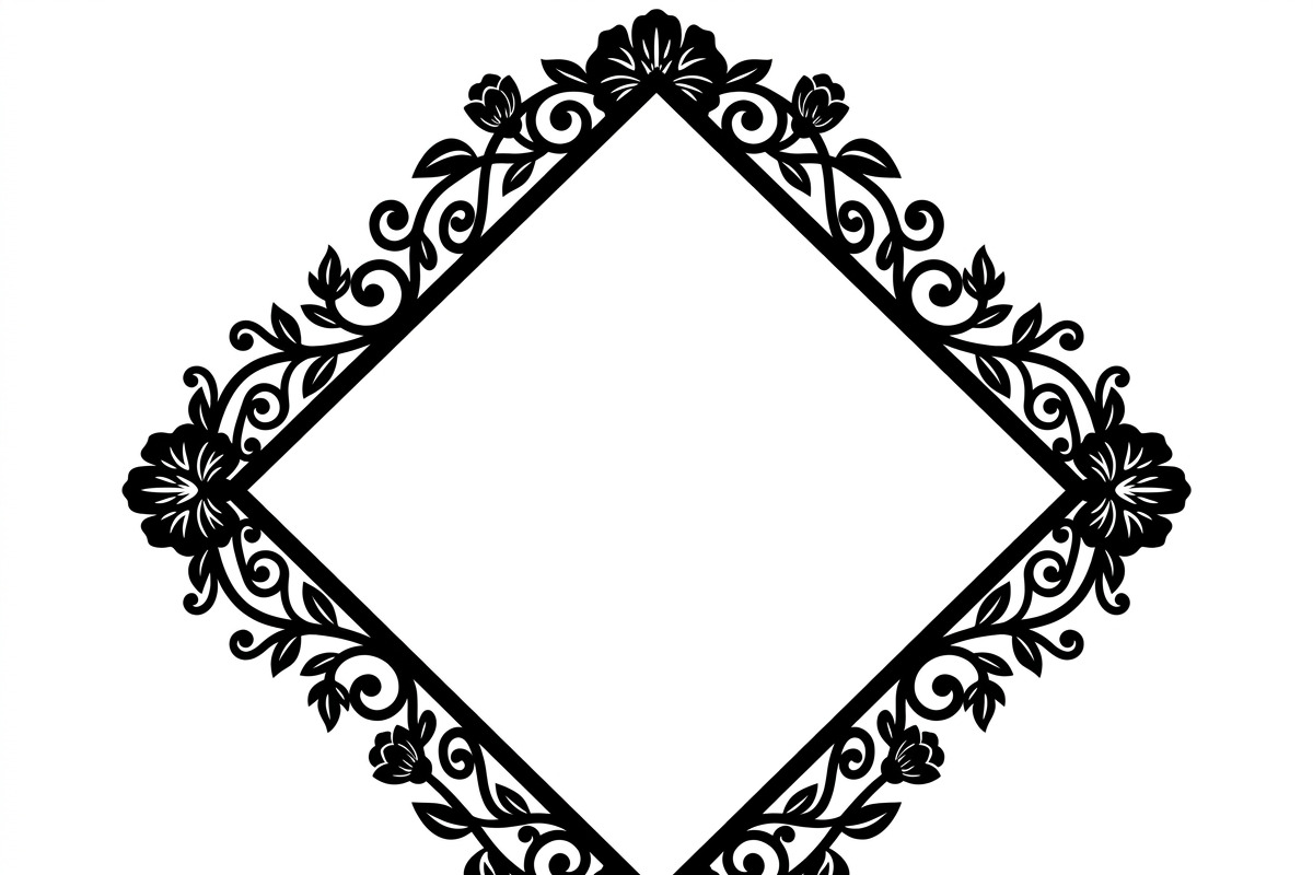 60 Romantic Diamond Wall Floral, a Decorative Illustration by Amazin_art (Photo 9 of 17)
