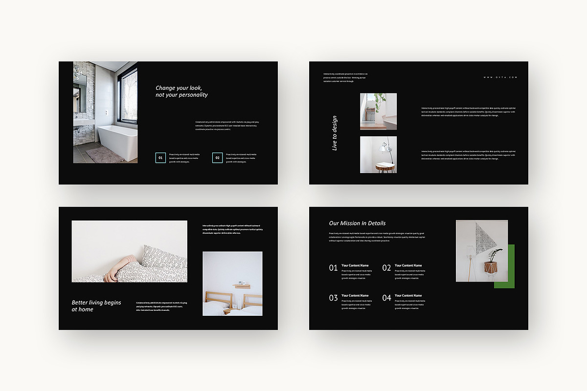 Oyta : Interior Design Powerpoint, a Presentation Template by Punkl Camp (Photo 12 of 16)