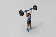 Fit girl - 3d papercraft, a Characters & Person 3D Model by PAPER amaze (Thumbnail 4 of 6)