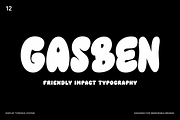 Gasben – Playful Display Font, a Handwritten Font by Solutype (Thumbnail 12 of 12)