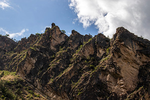 Silhouette of mountain peaks, a Nature Photo by Schreibikus