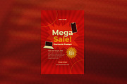Electrosale - Poster Template, a Poster Template by StreaksideStd (Thumbnail 2 of 2)