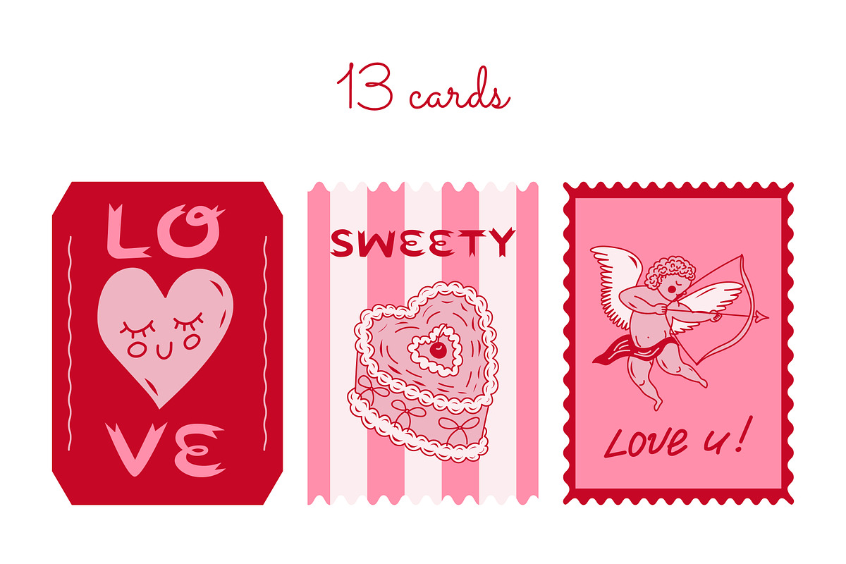 Valentine’s Day Clipart Collection, a Decorative Illustration by Idressart (Photo 4 of 7)