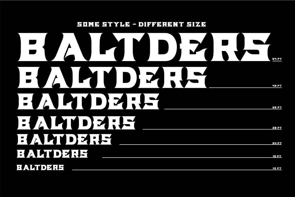 Baltders – Bold & Strong Display, a Blackletter Font by zamjumps (Photo 6 of 10)