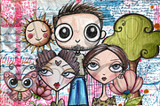 Quirky Whimsy: Cartoon Characters, a Person Illustration by NiiiNArt (Thumbnail 4 of 7)