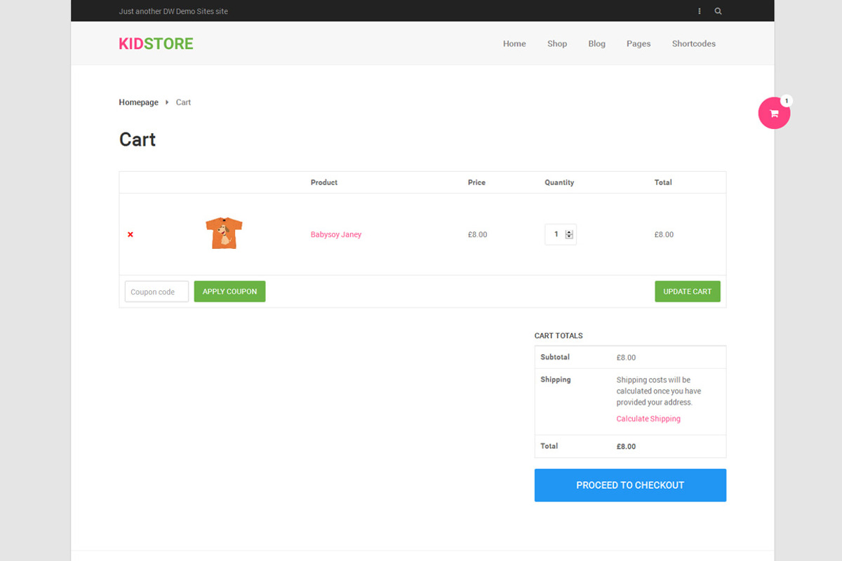 DW KidStore - WP eCommerce Theme, a WordPress Template by DesignWall (Photo 6 of 6)