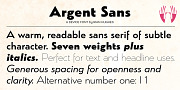 Argent, a Sans Serif Font by Device (Thumbnail 2 of 9)