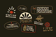 Degres - Psychedelic Display Family, a Serif Font by Holyline Design (Thumbnail 7 of 14)