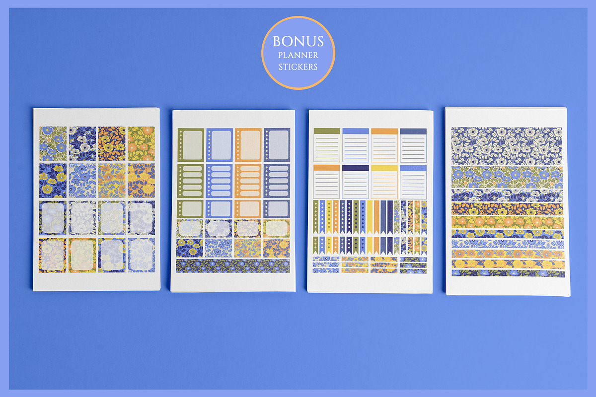 Ataraxia Patterns + Bonus Stickers, a Pattern Graphic by GVGraphics (Photo 9 of 10)