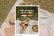 Picnic Day Canva Instagram Posts, a Social Media Template by Creative Day (Thumbnail 7 of 8)