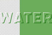 Water Text Effect, a Layer Style Add-On by CreativeShaper (Thumbnail 3 of 3)