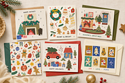 Christmas Decor Clipart, a Seasonal Illustration by Anna Studio (Thumbnail 3 of 13)