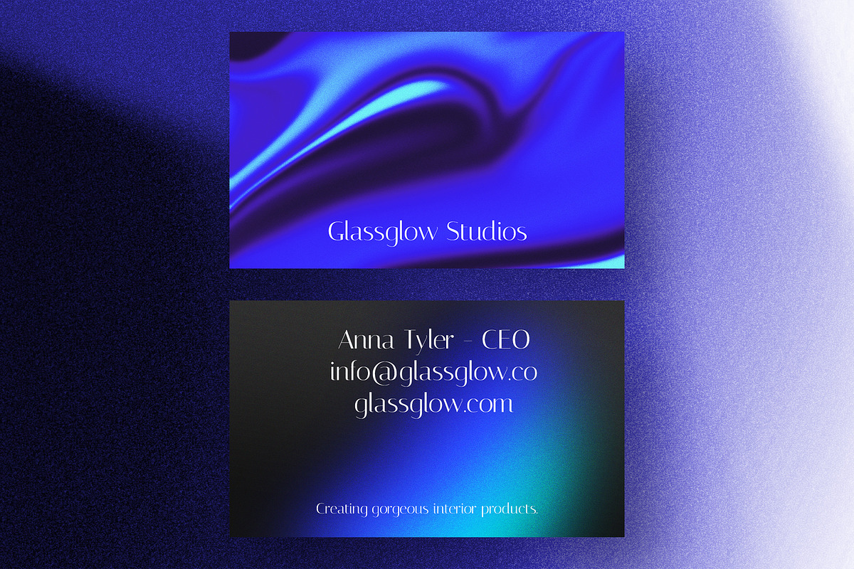 Business Card Design Template, a Business Card Template by Asma F. (Photo 2 of 4)