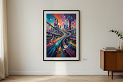 Abstract City Concept Wall Art, a Decorative Illustration by h.utomo (Thumbnail 2 of 3)