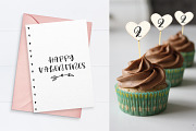 Cute heart font family Lovey, a Script Font by Angele Kamp (Thumbnail 2 of 6)