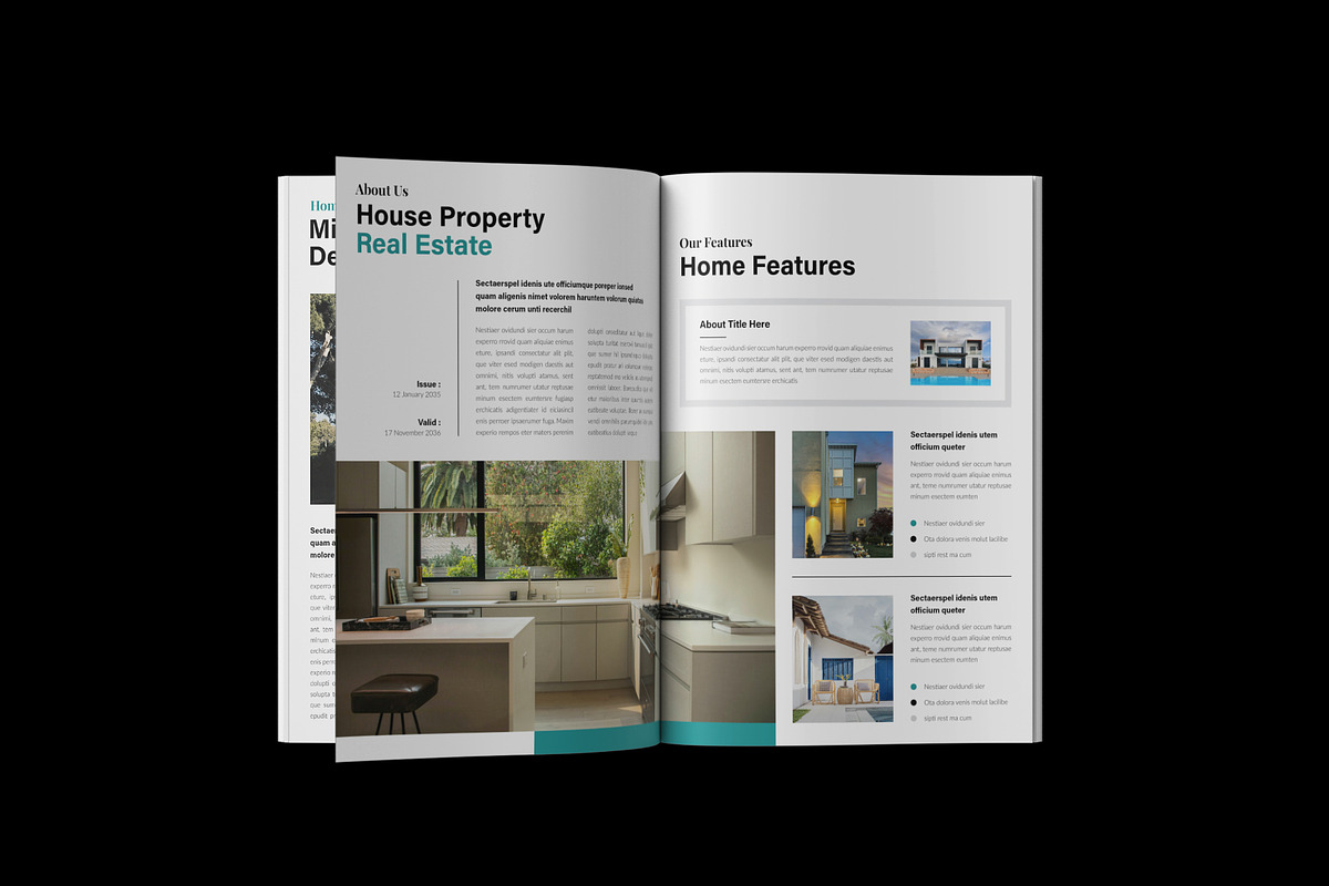 Real Estate Magazine Brochure, a Brochure Template by NorthPeak (Photo 4 of 8)