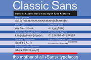 Classic Sans, a Sans Serif Font by Wiescher Design (Thumbnail 2 of 8)