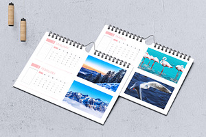 Wall Calendar Template 2025, a Stationery Template by MightyDesign