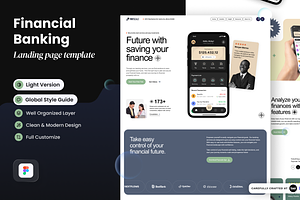 Financial Banking Landing Page