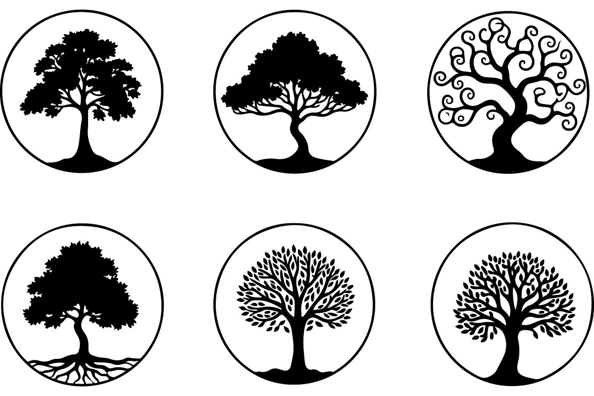 Ancient Tree Spirit Vector Set, an Object Graphic by Creativeshirt (Photo 4 of 5)