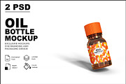Glass Bottle Mockup, a Packaging Mockup by mockupbuys (Thumbnail 1 of 7)