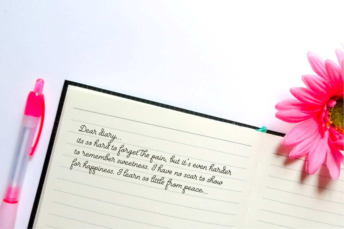 Nellyana Script, a Script Font by ARToni (Photo 4 of 9)