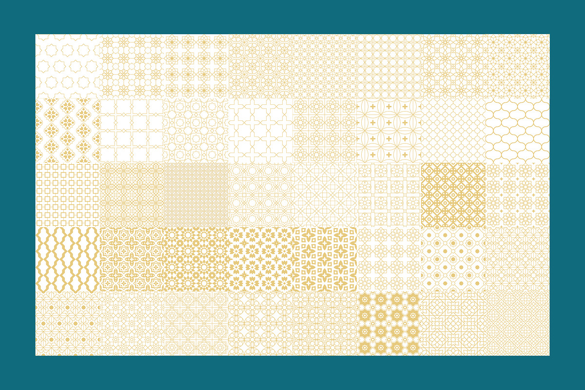 50 Arabic Moroccan Seamless Patterns, a Pattern Graphic by AnnArt (Photo 9 of 9)