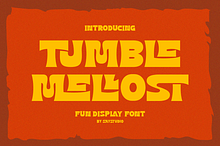 Tumble Mellost - Fun Display Font