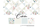 Swan Quilt Floral Patchwork pattern, a Pattern Graphic by Milatoo (Thumbnail 1 of 4)