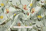 SPRING FLOWERS SEAMLESS PATTERNS, a Pattern Graphic by Splash! (Thumbnail 3 of 10)