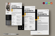 Modern Resume Template CV Letterhead, a Resume Template by NorthPeak (Thumbnail 1 of 6)
