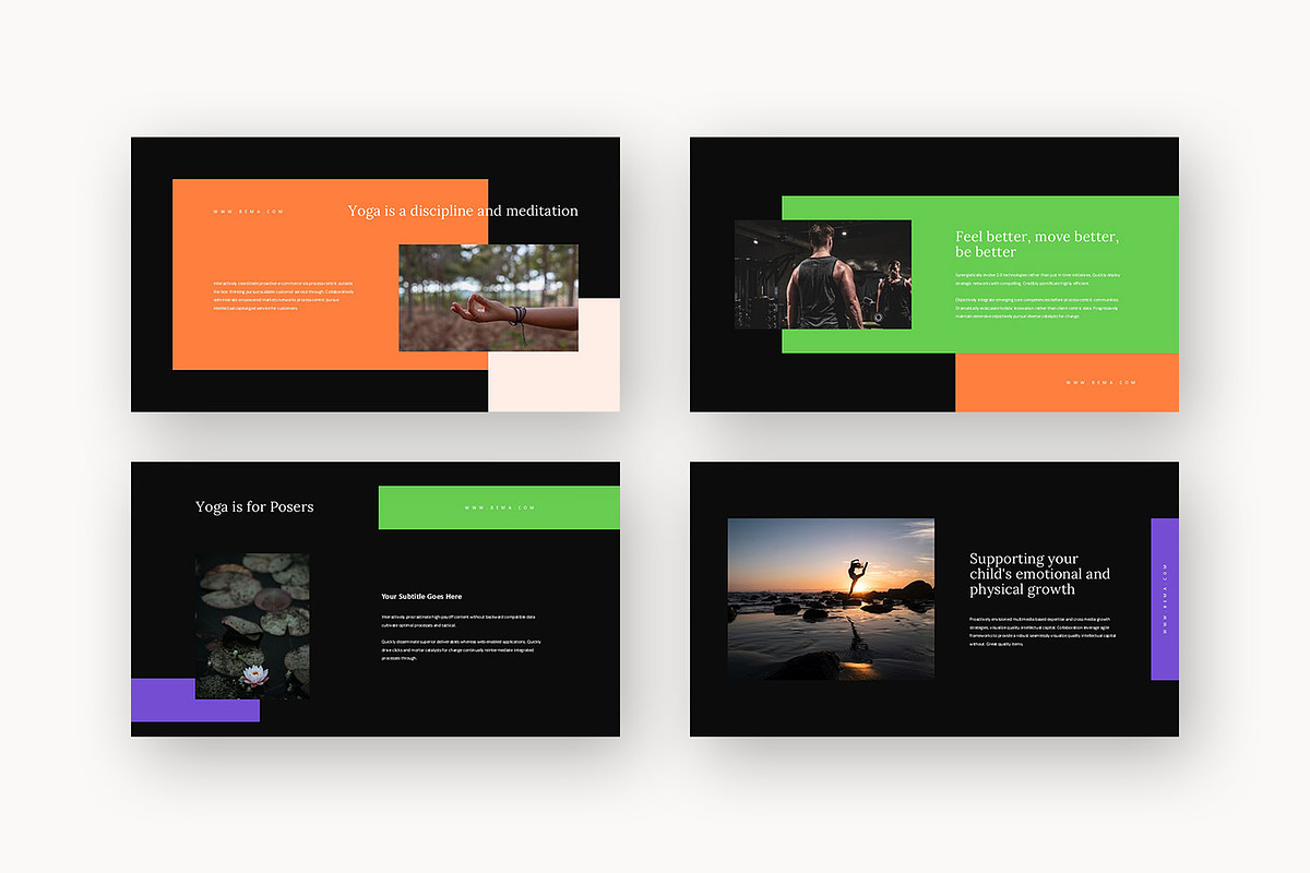 Bema : Fitness Trainer Powerpoint, a Presentation Template by Punkl Camp (Photo 10 of 16)