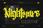 Dead Memories Death Metal Font, a Blackletter Font by Vampstudio (Thumbnail 2 of 12)