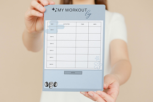 Printable Workout Log Planner