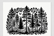 Majestic Pine Trees SVG, a Finance Illustration by Amazin_art (Thumbnail 18 of 34)