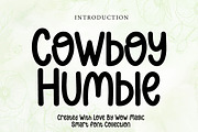 Cowboy Humble, a Handwritten Font by Wow Magic (Thumbnail 1 of 3)