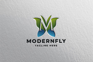 Modern Butterfly Logo Pro Template