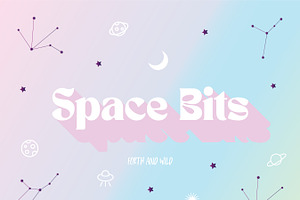 Space Bits Icon And Gradient Kit