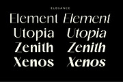 ELEGANCE | Sans Family, a Sans Serif Font by InkwellTypeCo (Thumbnail 4 of 14)