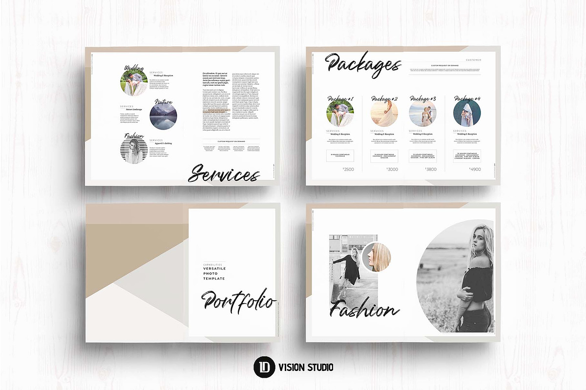 Photography Portfolio Canva InDesign, a Brochure Template by ID Vision Studio (Photo 11 of 16)