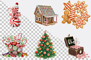 Christmas Candy Canes & Sweets Clipa, an Illustration by SVGArt (Thumbnail 2 of 8)