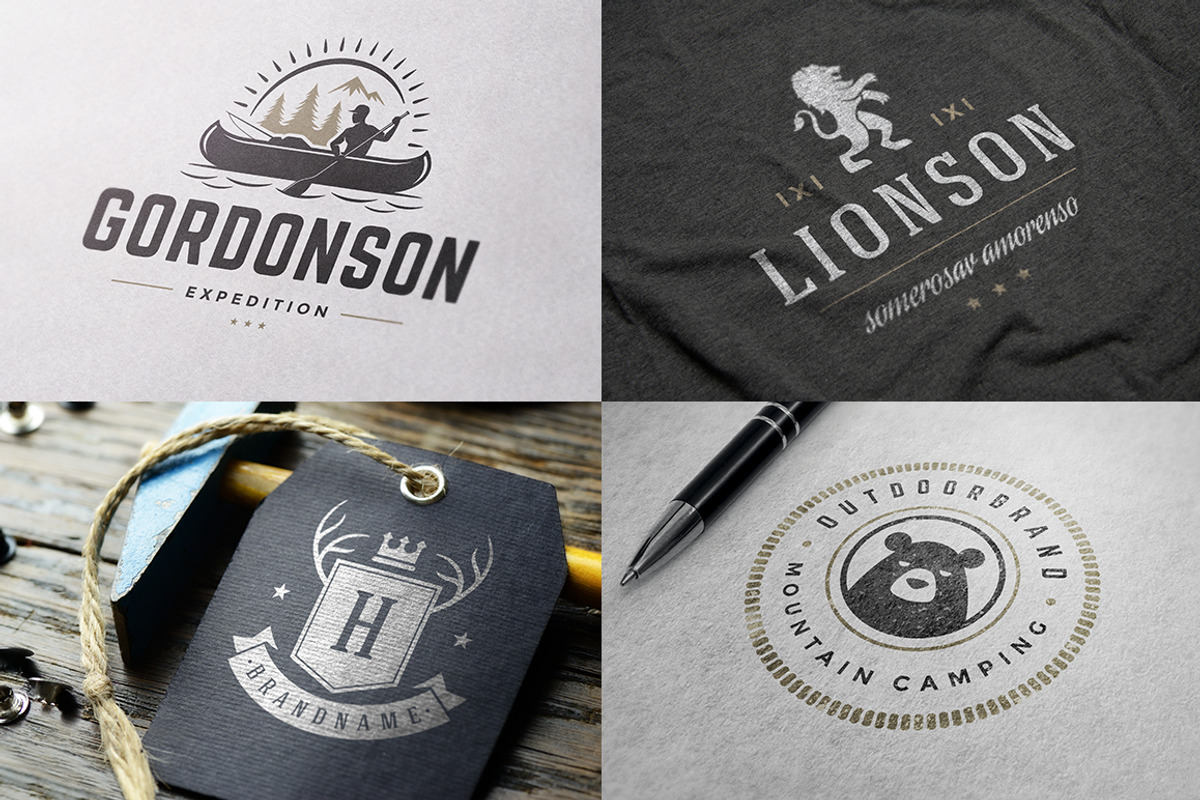 1000 Logos and Badges Bundle, a Branding & Logo Template by Vasya Kobelev (Photo 7 of 39)