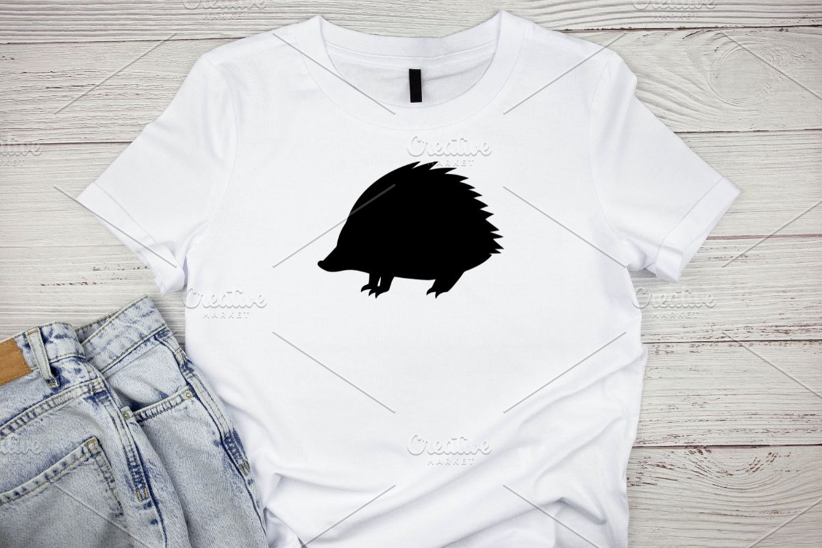 Hedgehog Silhouette SVG, an Animal Illustration by newminddesign (Photo 2 of 10)