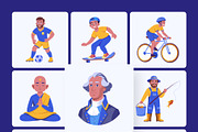 People Character Illustration Set, a Person Illustration by Brickclay (Thumbnail 9 of 10)
