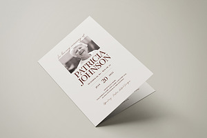 Funeral Program Template