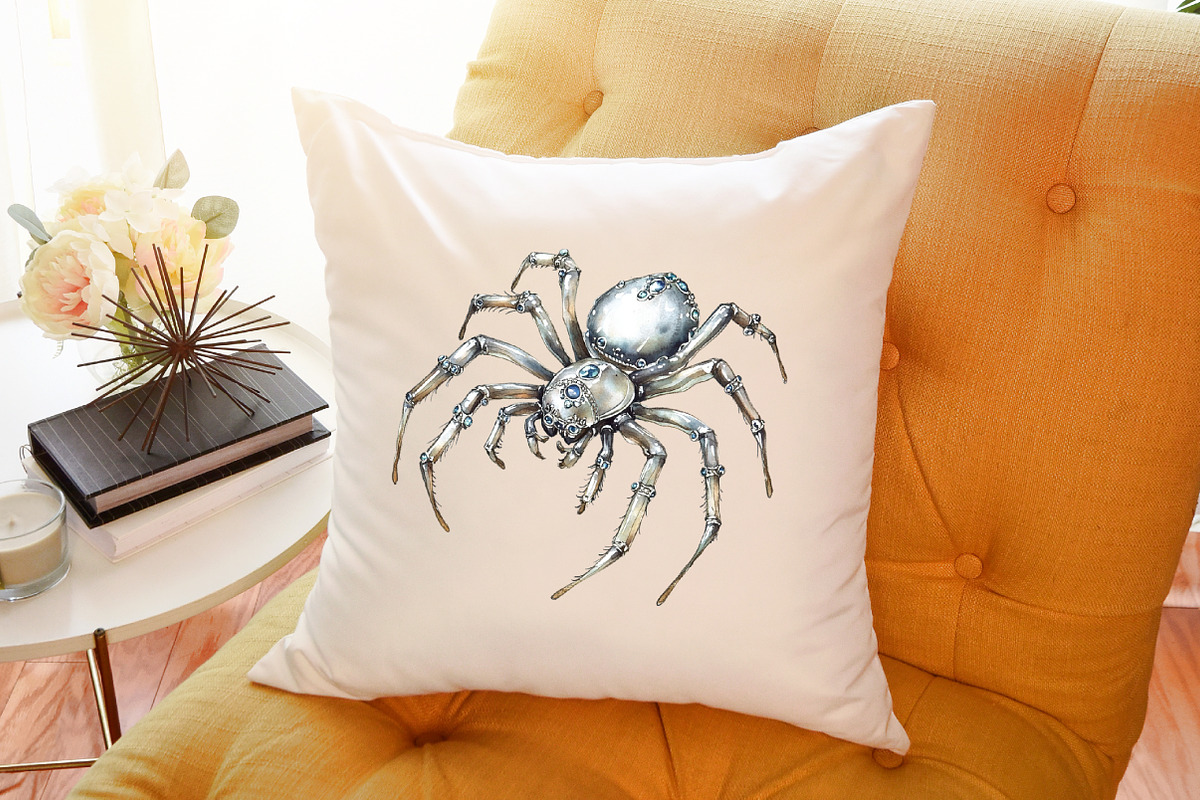 Silver Halloween Clipart, an Illustration by Sublimation Artist (Photo 6 of 6)