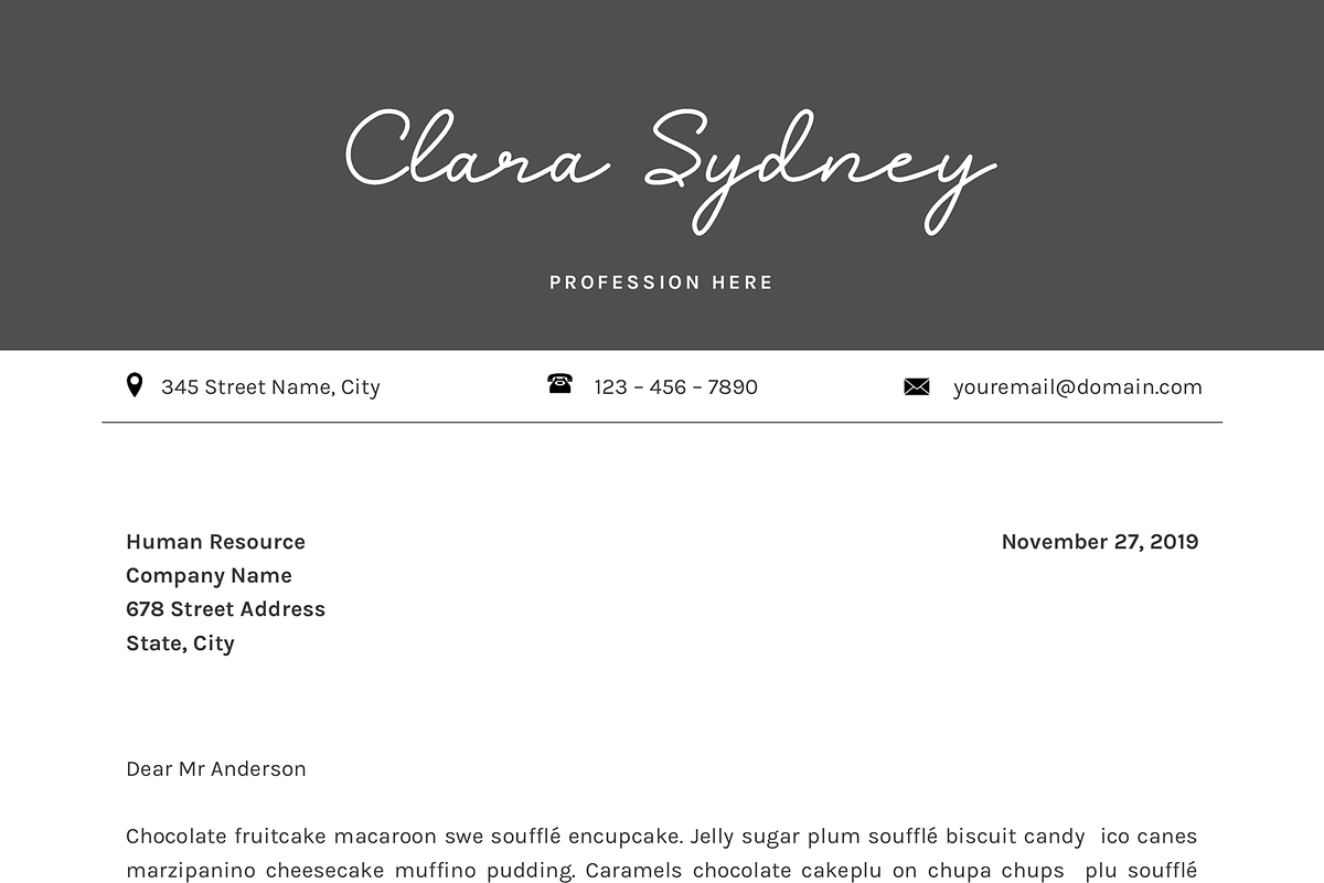 Creative Resume Template for Word, a Resume Template by GResume (Photo 8 of 9)